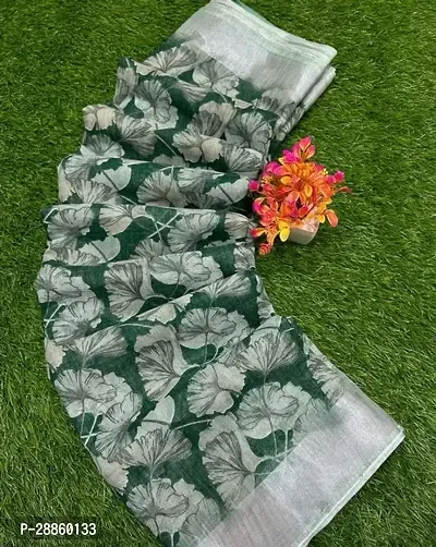 FASHION Womens Designer Cotton Floral Prints Saree with Blouse Piece PACK OF 1