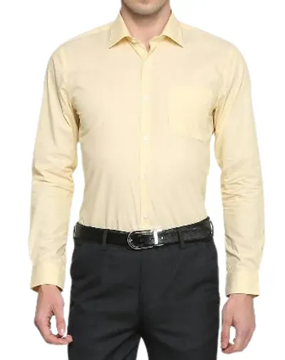 Maharaja Men's wear Cotton Blend Slim Oxford Quality Formal Shirt