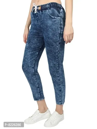 Jogger Fit Jeans for Women Blast Blue-thumb2