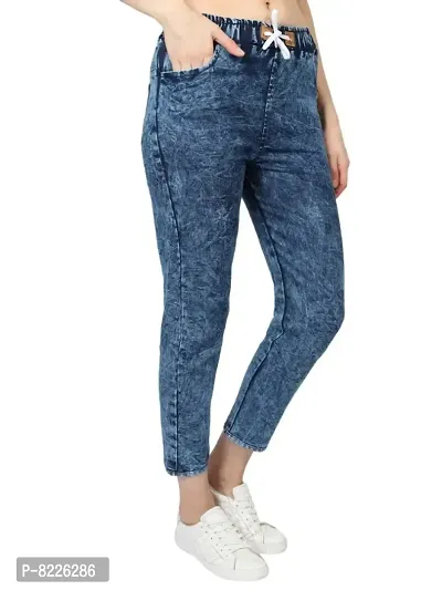 Jogger Fit Jeans for Women Blast Blue-thumb3