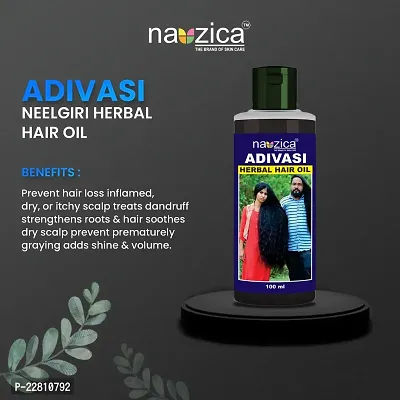 Adivasi nauzica Hair Oil made with Pure Adivasi Ayurvedic Herbs 100ml-thumb3