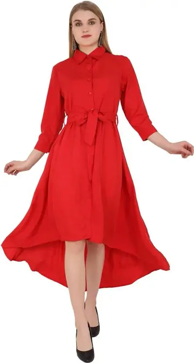 Stylish Crepe Dress For Women