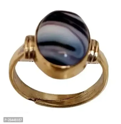 Alluring Black Brass Artificial Stone Artificial Stone Rings For Men-thumb0