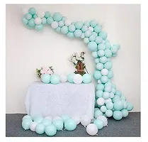 Pastel Sea Green Balloons Latex Party Balloons (Pack Of 50Pc)-thumb1