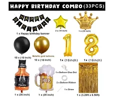 18Th Birthday Decorations For Men and Women - 33Pcs Birthday Decoration-thumb1