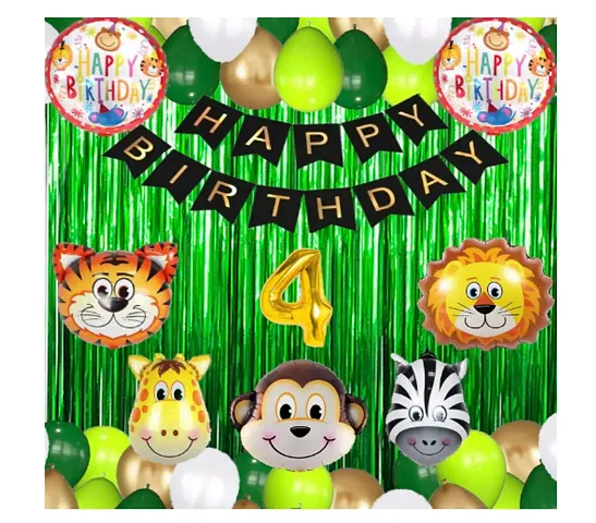 Jungle Theme Birthday Decoration Items