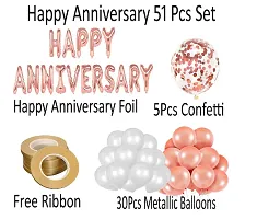 Happy Anniversary Decoration Items - Rose Gold-thumb1