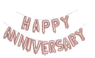 Happy Anniversary Decoration Items - Rose Gold-thumb3