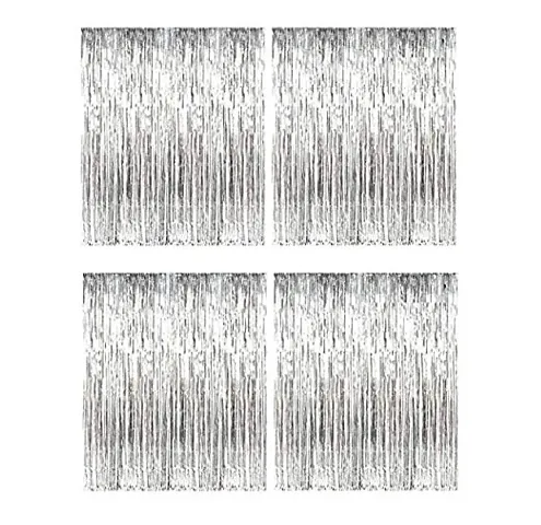 Combo of 4- Fringe Curtain for Party Decor