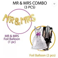 Perfect Couple Dress ,Mr And Mrs Foil Balloon-thumb1