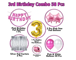 3Rd Birthday Decoration Items For Boys - 56Pcs Third Birthday Decoration - 3Rd Birthday Party Decorations, Birthday Decorations Kit-thumb1