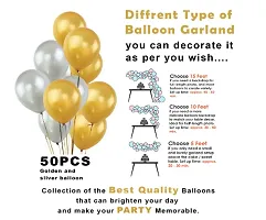 Happy Birthday Banner Decoration Kit - 63Pcs Set For Boys Husband Balloons Decorations Items Combo With Cheers Foil Balloon Crown Foil, Age Perfect, Metallic Balloons With Fairy Light-thumb2