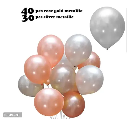 Rose Gold Birthday Decoration Kit-78Pcs Star Foil Balloons With Happy Bday Balloons Banner Led Light And Hand Balloon Pump-thumb3