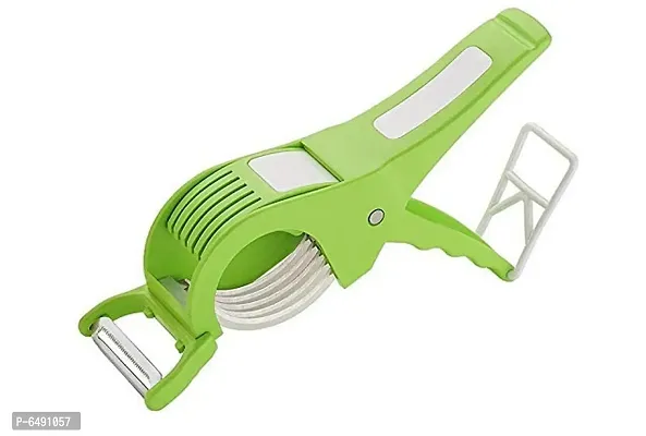Useful Combo Of Plastic Vegetable Cutter ,, Onion Chopper , Apple Cutter-thumb2