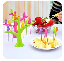 Useful Combo Of Fruit Fork Decorative Bird Tree Set Of 2-thumb1