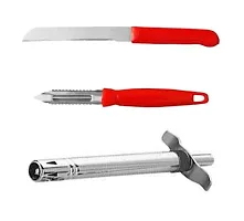 Useful Combo Of Peeler , Gas Lighter, 1 Knife-thumb2