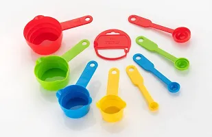 Useful Measuring Cups And Spoons Set, Silicone Spatula And Brush Set- 8 Pieces-thumb2