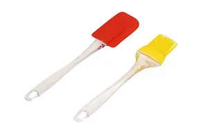 Silicone Spatula Cooking Brush And Potato Masher Steel-thumb1