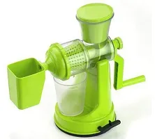 Hand Juicer For Fruits And Vegetables , Steel Lemon Squeezer ,Potato Masher Wooden Handle-thumb1