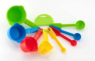 8 Pcs Measuring Cup And Spoon Set ( Multi Color )-thumb2