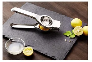 Potato Masher(Wooden Handle ), Hand Blender, Whisk ( Steel) , Mini Grater ( Steel ), Lemon Squeezer ( Steel)-thumb1