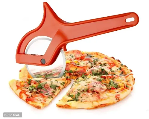 Pizza Cutter and Silicon Spatula and Brush Kitchen Tools Combo-thumb2