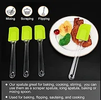 Rice Bowl Strainer Vegetable Washing Basket and Silicon Spatula with Brush Combo of 2-thumb3