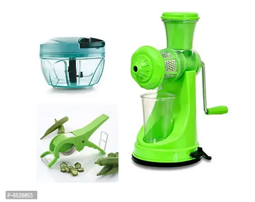 Manual Juicer, Vegetable Cutter And Single Blade Chopper