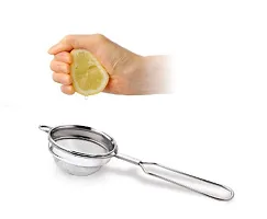 Useful Steel Juice Strainer With Tea Strainer And Egg Beater-thumb1