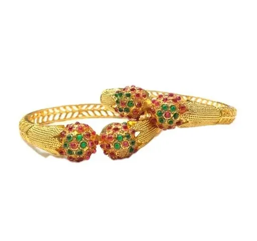 Traditional Alloy Gold Plated Bangles
