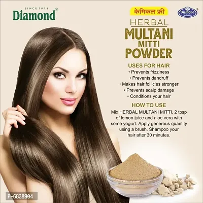 Diamond Herbal Multani Mitti Powder (Pack of 10)-thumb3