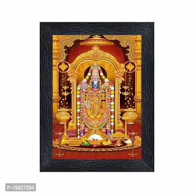pnf Tirupati Balaji - Lord Venkateswara Religious Wood Photo Frames(photoframe,Multicolour,6x8inch)-20718-photoframe-5x7.jpg-thumb0