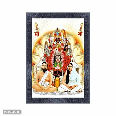 pnf Kali mata ji Religious Wood Photo Frames with Acrylic Sheet (Glass) for Worship/Pooja 20936(10 * 14inch,Multicolour,Synthetic)