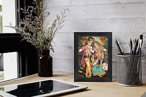 pnf Radha kishna Religious Wood Photo Frames with Acrylic Sheet (Glass) for Worship/Pooja(photoframe,Multicolour,6x8inch)-20028-thumb1