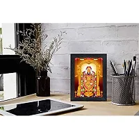 Tirupati Balaji - Lord Venkateswara Religious Wood Photo Frames(photoframe,Multicolour,8x6inch)-22363, Wall Mount-thumb1