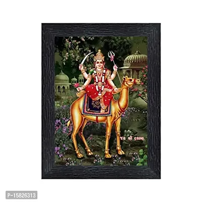 PnF Momai MATAUV Religious Wood Photo Frames with Acrylic Sheet (Glass) for Worship/Pooja(photoframe,Multicolour,8x6inch)-22561