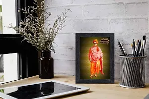 pnf Swami Vivekananda Wood Photo Frames with Acrylic Sheet (Glass)(photoframe,Multicolour,6x8inch)-19732-thumb1