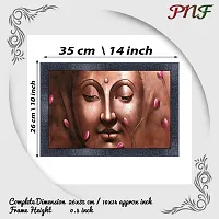 pnf Buddha Wood Photo Frames with Acrylic Sheet (Glass) 13572(10 * 14inch,Multicolour,Synthetic)-thumb1