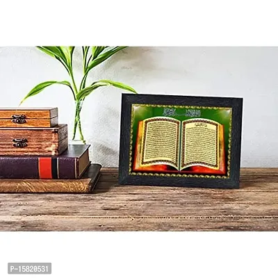 PnF Muslim Momden Islamic Religious Wood Photo Frames with Acrylic Sheet (Glass) for Worship/Pooja(photoframe,Multicolour,8x6inch)-6171-thumb2