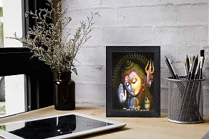 pnf Shankar Bhole Nath Religious Wood Photo Frames with Acrylic Sheet (Glass) for Worship/Pooja(photoframe,Multicolour,6x8inch)-20340-photoframe-5x7.jpg-thumb1