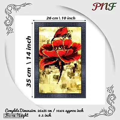 pnf Flower Wood Photo Frames with Acrylic Sheet (Glass) 12758-(10 * 14inch,Multicolour,Synthetic)-thumb2