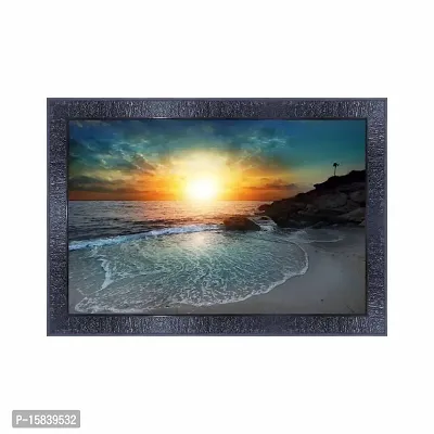 pnf Natural Landscape scenery art Wood Frames with Acrylic Sheet (Glass) 12329-(10 * 14inch,Multicolour,Synthetic)