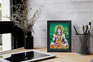 pnf Shankar Bhole Nath Religious Wood Photo Frames with Acrylic Sheet (Glass) for Worship/Pooja(photoframe,Multicolour,6x8inch)-20622-photoframe-5x7.jpg-thumb1