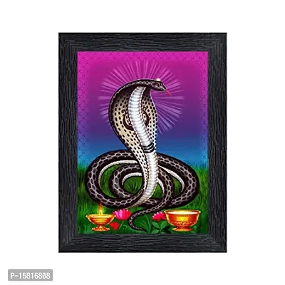 PnF Religious Wood Photo Frames with Acrylic Sheet (Glass) for Worship/Pooja(photoframe,Multicolour,8x6inch)-22559