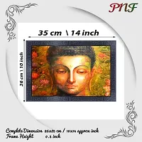 pnf Buddha Wood Photo Frames with Acrylic Sheet (Glass) 11751(10 * 14inch,Multicolour,Synthetic)-thumb1