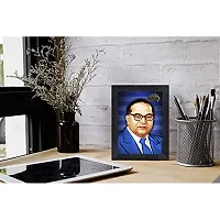 Generic Dr. B. R. Ambedkar Wood Photo Frames with Acrylic Sheet (Glass)(photoframe,Multicolour,8x6inch)-19742, Medium (PNF-19742-photoframe-5x7)-thumb1