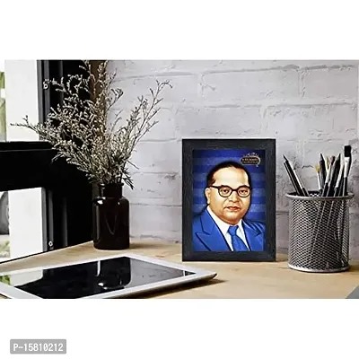 Generic Dr. B. R. Ambedkar Wood Photo Frames with Acrylic Sheet (Glass)(photoframe,Multicolour,8x6inch)-19742, Medium (PNF-19742-photoframe-5x7)-thumb2