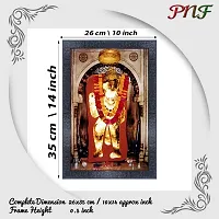 pnf Mehandipur Balaji Religious Wood Photo Frames with Acrylic Sheet (Glass) for Worship/Pooja 22617(10 * 14inch,Multicolour,Synthetic)-thumb1