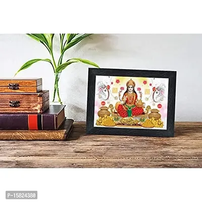 Generic PnF Diwali Puja (laxmiji, Ganeshji,Saraswatiji) Religious Wood Photo Frames with Acrylic Sheet (Glass) for Worship/Pooja(photoframe,Multicolour,8x6inch) 22087, Medium-thumb2