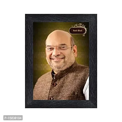 Amit Shah Wood Photo Frames with Acrylic Sheet (Glass)(photoframe,Multicolour,8x6inch)-19722